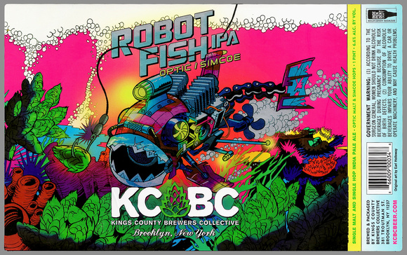 NY KCBC 16B ROBOT FISH U