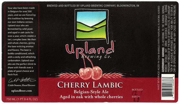 IN UPL 750 CHERRY LAMBIC