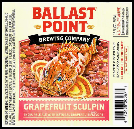 CA BPT 12C SCULPIN GRAPEFRUIT 1U