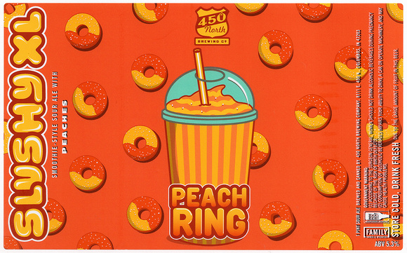 OH 450N 16B SLUSHY XL PEACH RING U