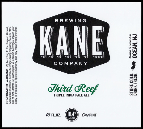 NJ KANE 16A THIRD REEF U